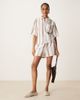 JDY Tall JDY Tall boxy shirt in beige stripes - part of a set-Neutral - 2