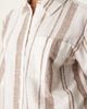 JDY Tall JDY Tall boxy shirt in beige stripes - part of a set-Neutral - 4