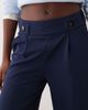 JDY Tall JDY Tall button detailing wide leg dad pants in navy - 2