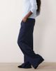 JDY Tall JDY Tall button detailing wide leg dad pants in navy - 3