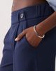JDY Tall JDY Tall button detailing wide leg dad pants in navy - 4