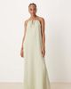 JDY Tall JDY Tall cheesecloth maxi dress in sage green - 1