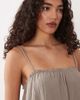 JDY Tall JDY Tall cheesecloth sleeveless maxi dress in light brown - 3