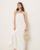 JDY Tall JDY Tall cheesecloth sleeveless maxi dress in white - 1