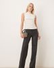 JDY Tall JDY Tall faux leather wide leg pants in black - 1
