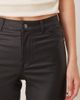 JDY Tall JDY Tall faux leather wide leg pants in black - 2