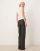 JDY Tall JDY Tall faux leather wide leg pants in black - 4