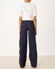 JDY Tall JDY Tall Felina high waist wide leg jeans in rinse blue denim - 2