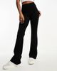 JDY Tall JDY Tall high rise flared pants in black - 4