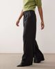 JDY Tall JDY Tall high waist wide leg textured tailored pants in dark gray - 2