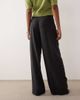 JDY Tall JDY Tall high waist wide leg textured tailored pants in dark gray - 4