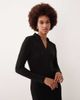 JDY Tall JDY Tall knit polo maxi dress in black - 2