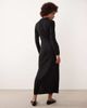 JDY Tall JDY Tall knit polo maxi dress in black - 3