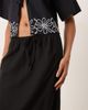 JDY Tall JDY Tall linen blend maxi skirt in black - 2