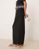 JDY Tall JDY Tall linen blend maxi skirt in black - 3