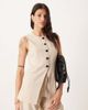JDY Tall JDY Tall longline button up vest in stone - part of a set-Neutral - 1
