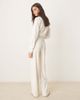 JDY Tall JDY Tall loose fit linen-mix pants in white - part of a set - 4