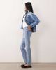 JDY Tall JDY Tall Lullu high waist straight leg jeans in light blue - 3