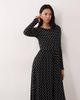 JDY Tall JDY Tall maxi dress in black polka dots - 2