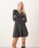 JDY Tall JDY Tall skater knit mini dress in dark gray - 2