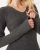 JDY Tall JDY Tall skater knit mini dress in dark gray - 3