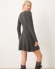 JDY Tall JDY Tall skater knit mini dress in dark gray - 4