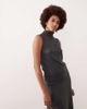 JDY Tall JDY Tall sleeveless turtleneck top in dark gray - part of a set - 3