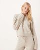 JDY Tall JDY Tall slouchy knitted hoodie in cream - part of a set-White - 1