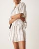 JDY Tall JDY Tall textured shorts in beige stripes - part of a set-Neutral - 3