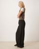JDY Tall JDY Tall textured wide leg pants in black - 2