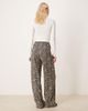 JDY Tall JDY Tall textured wide leg pants in leo print-Neutral - 3