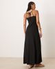 JDY Tall JDY Tall tie back maxi dress in black - 2