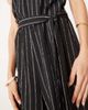 JDY Tall JDY Tall tie waist jumpsuit in black & white pinstripe - 3