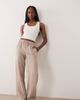 JDY Tall JDY Tall wide leg cheesecloth pants in beige-Neutral - 1