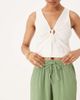 JDY Tall JDY Tall wide leg cheesecloth pants in green - 2