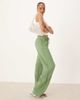 JDY Tall JDY Tall wide leg cheesecloth pants in green - 3