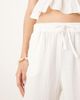 JDY Tall JDY Tall wide leg cheesecloth pants in off white - 3