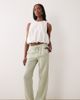 JDY Tall JDY Tall wide leg cheesecloth pants in sage green - 1
