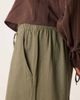 JDY Tall JDY Tall wide leg linen mix pants in khaki-Green - 3
