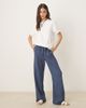 JDY Tall JDY Tall wide leg pants in blue stripes - 3