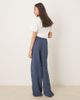 JDY Tall JDY Tall wide leg pants in blue stripes - 4