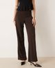 JDY Tall JDY Tall wide leg pants in chocolate brown - 2