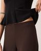 JDY Tall JDY Tall wide leg pants in chocolate brown - 4