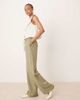 JDY Tall JDY Tall wide leg pants in green stripes - 4