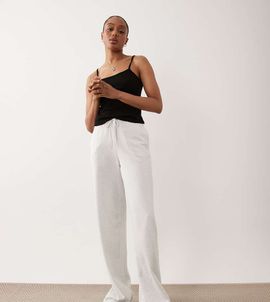 JDY Tall JDY Tall wide leg sweatpants in light gray