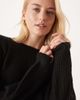 JDY Tall JDY Tall wide neck knit mini sweater dress in black - 3
