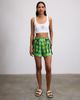 Je Te Veux Je Te Veux Jett Polka Dot Elastic Wasited Shorts With Bow Details - 2
