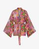 Je Te Veux Je Te Veux Psychedelic Printed Blushwave Short Caftan - 4