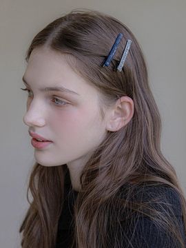 Jean Paul Clarisse Austrian Crystal Minimalist Hair Clip (JP-22-123CC)
