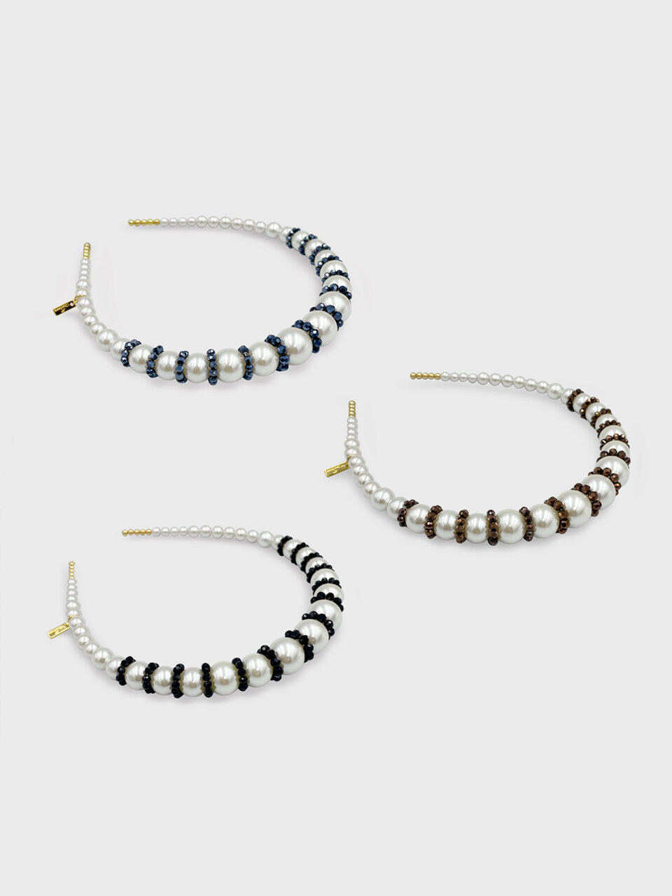 Jean Paul Clarisse Beads Pearl Headband